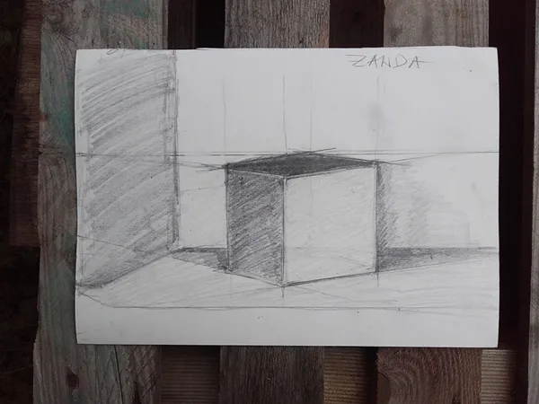 klātienes darbs - proporcijas, perspektīva, gaismēnas